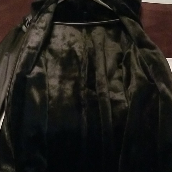 Womens Leather Coat - Picture 3 of 3